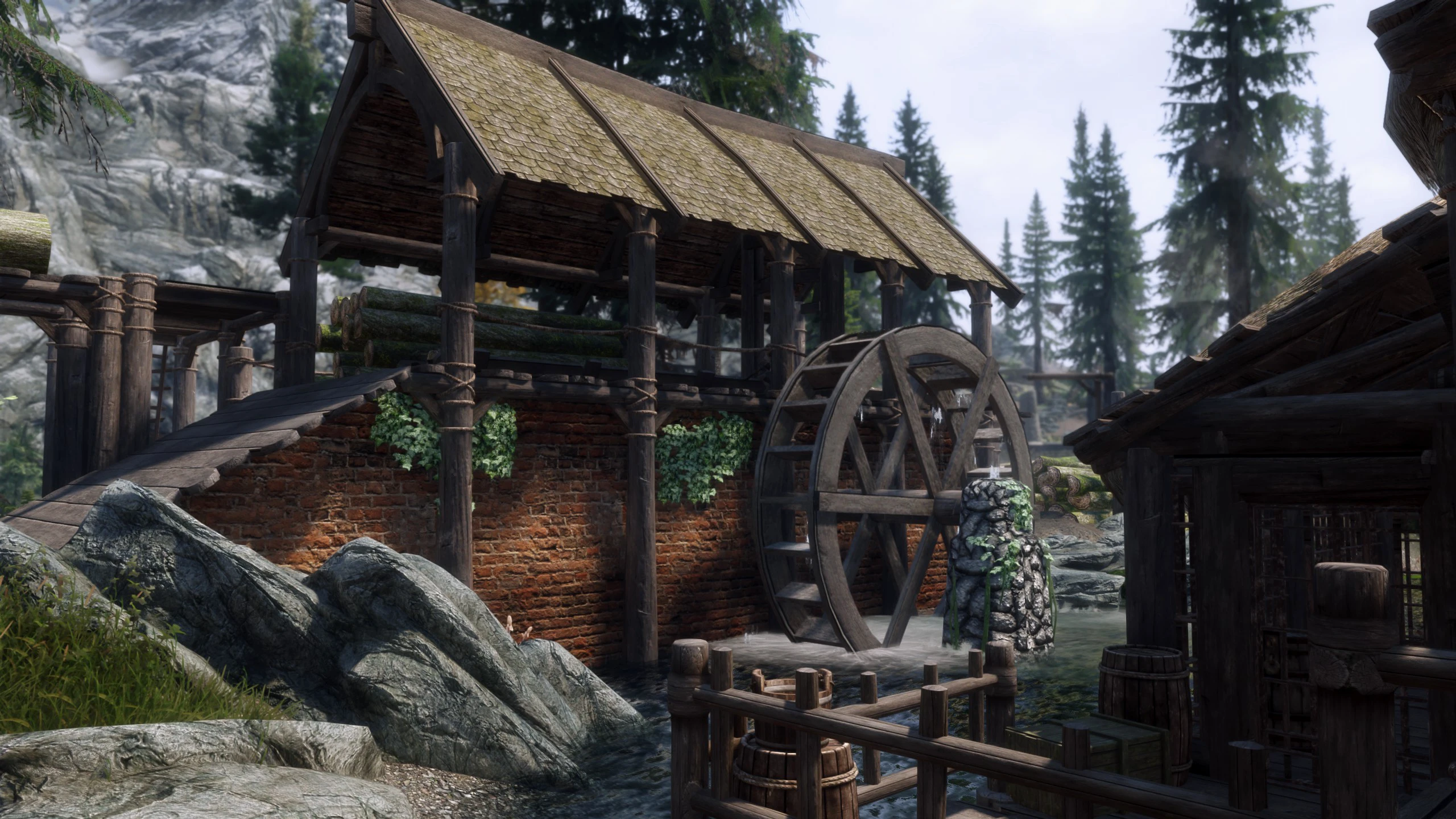 The Riverwood Watermill At Skyrim Special Edition Nexus - Mods And 