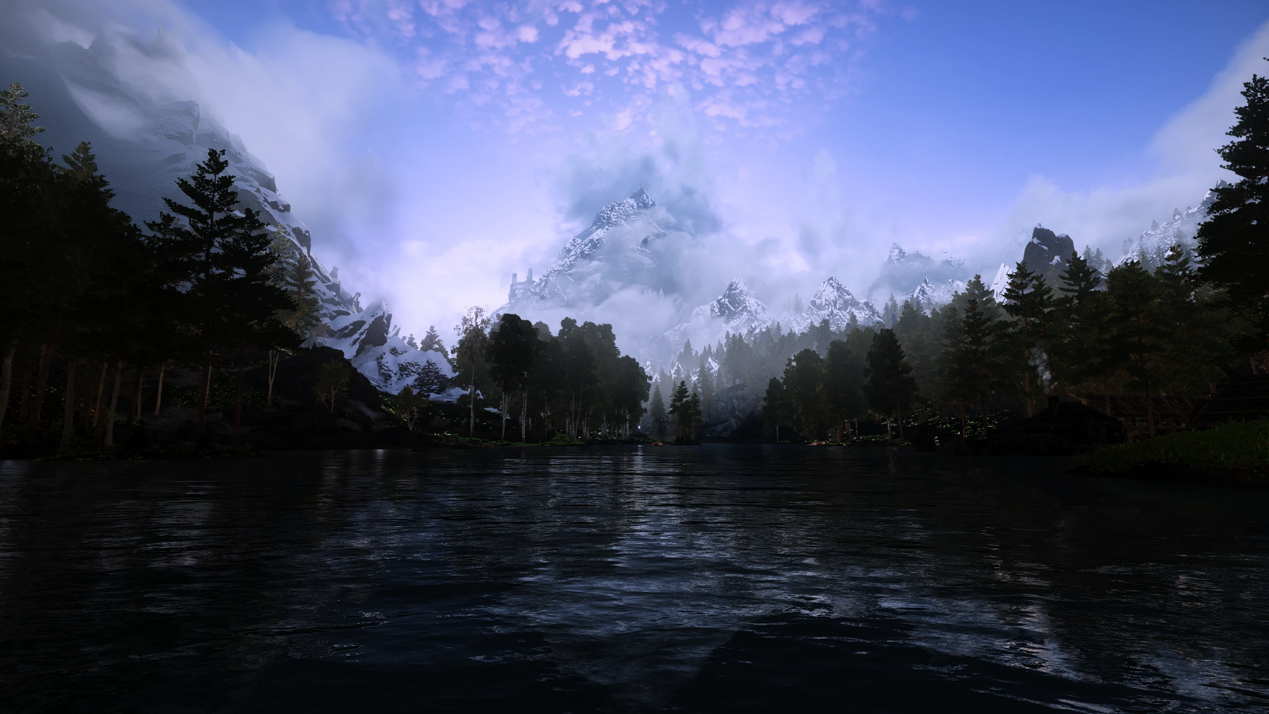 Morning at Lake Ilinalta at Skyrim Special Edition Nexus - Mods and ...