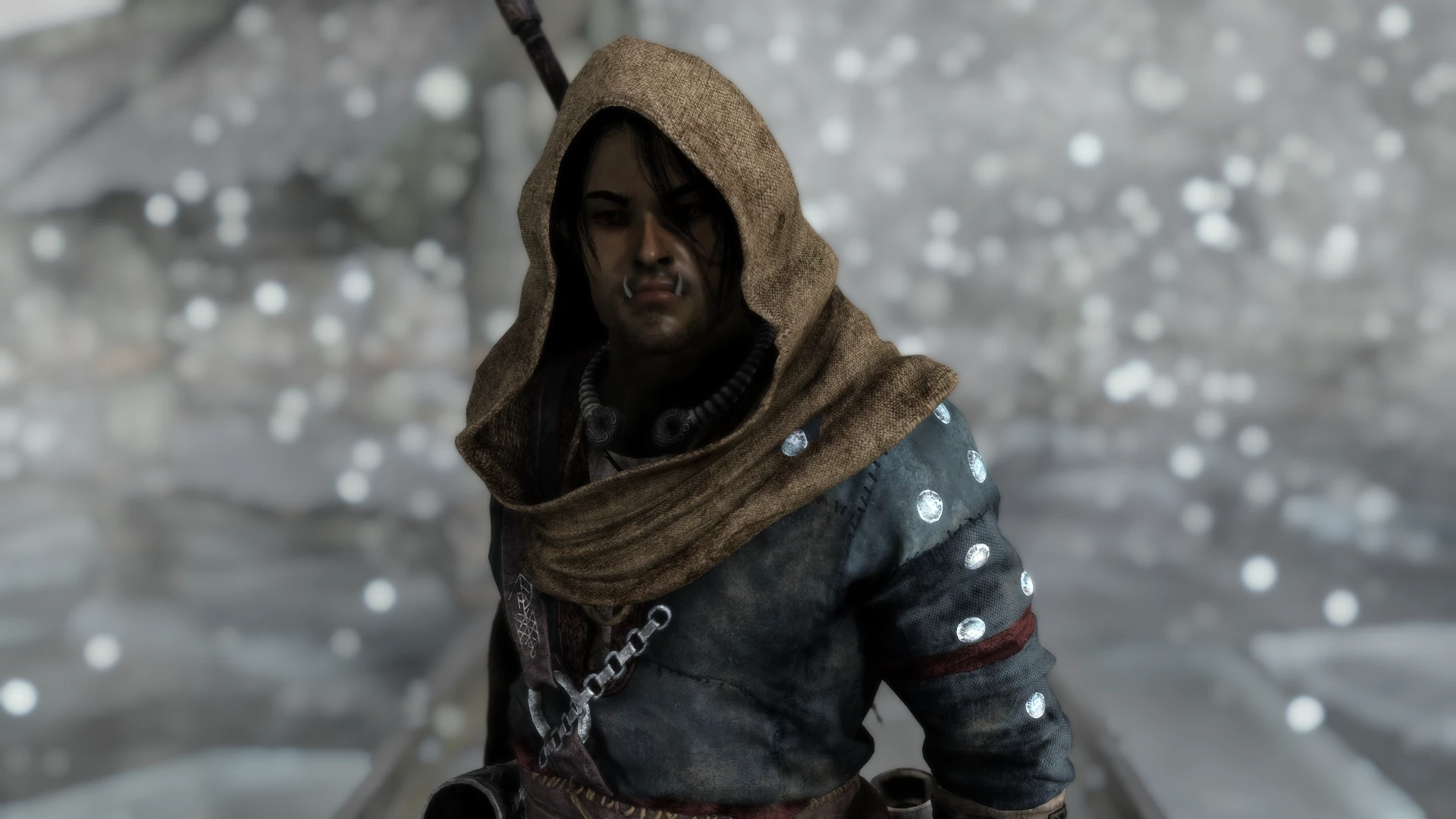 Hooded Warrior at Skyrim Special Edition Nexus - Mods and Community
