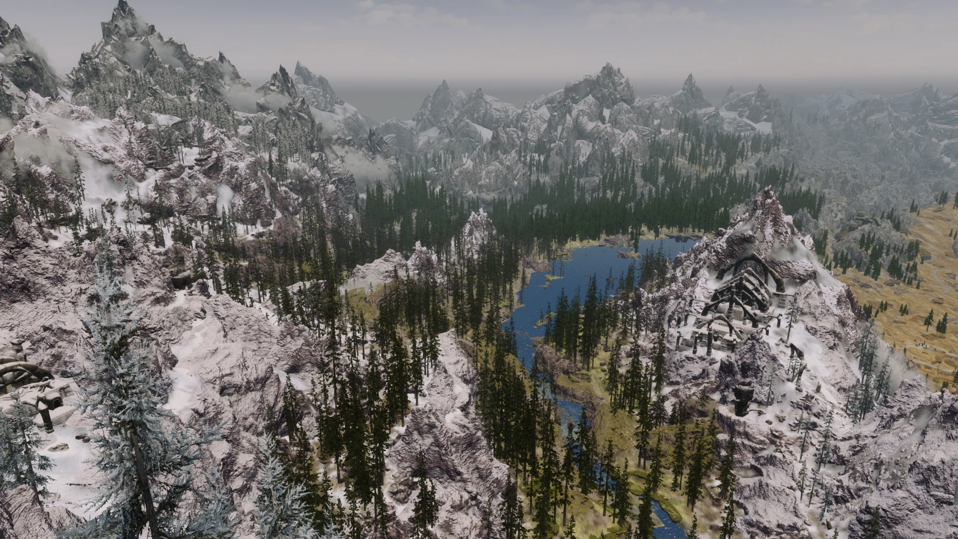 Just Some Scenic Shots After Ultra Trees Install At Skyrim Special 