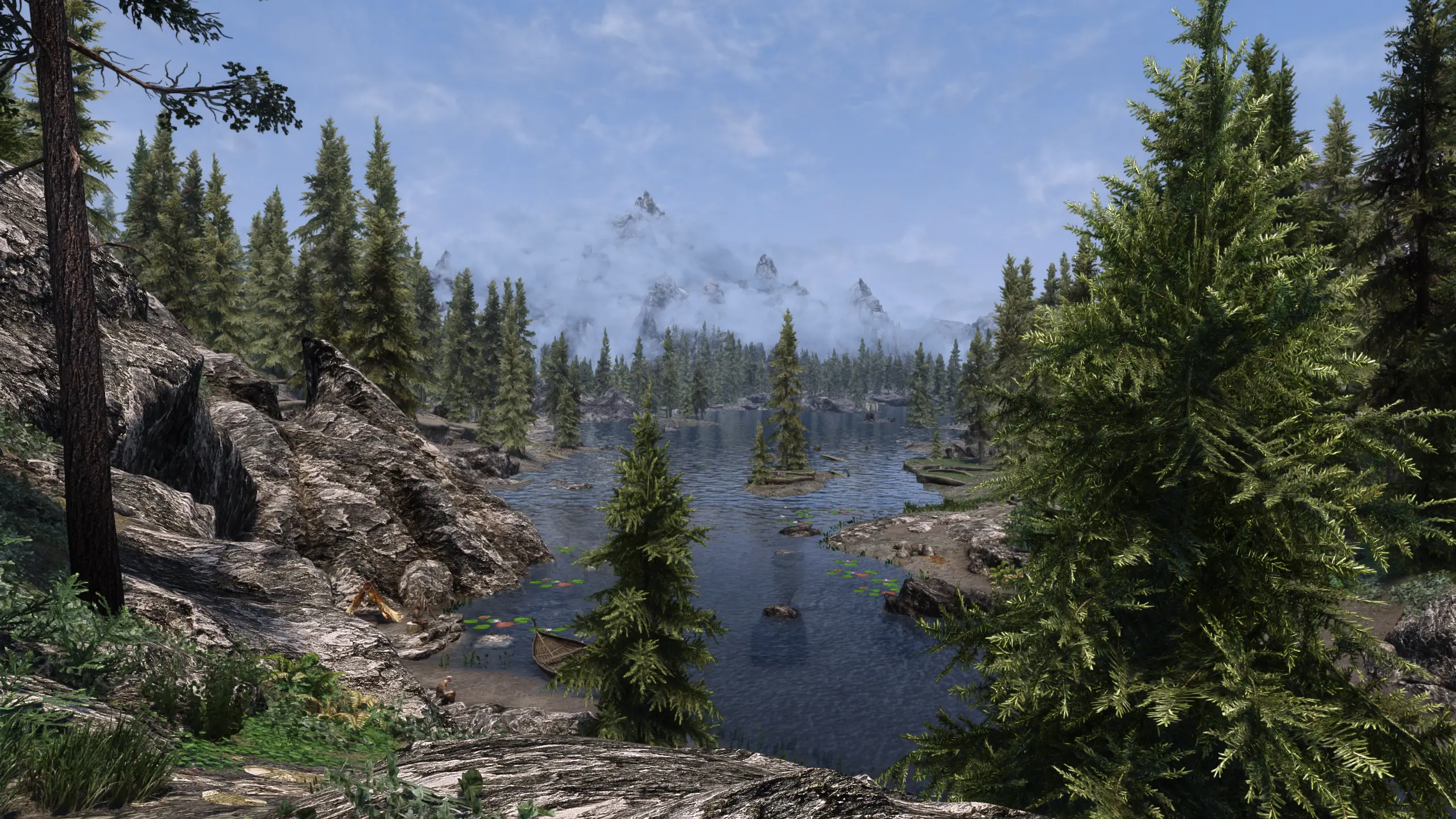 Test of new water at a clear and sunny day V2 at Skyrim Special Edition ...