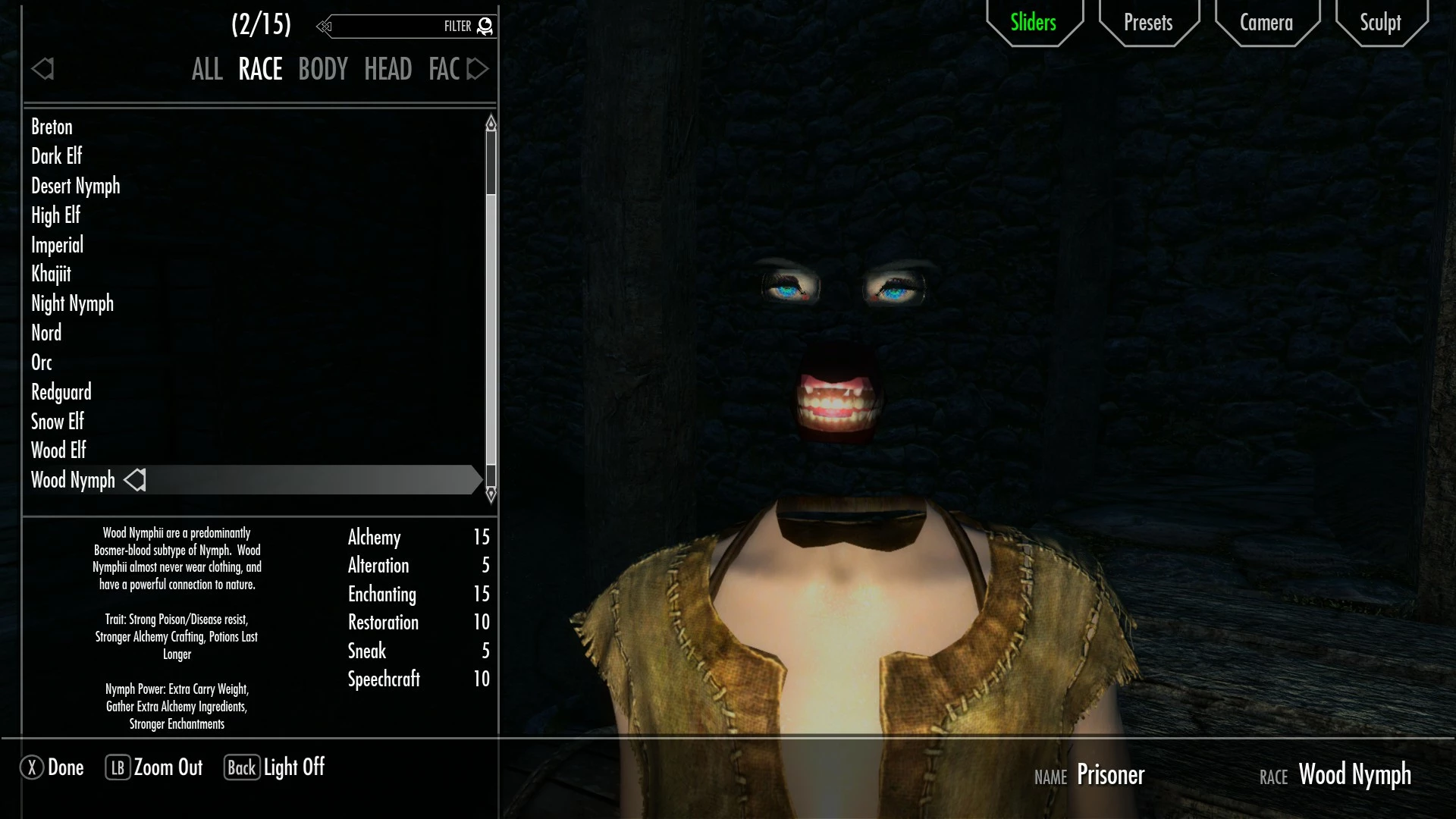 skyrim race mods nexus