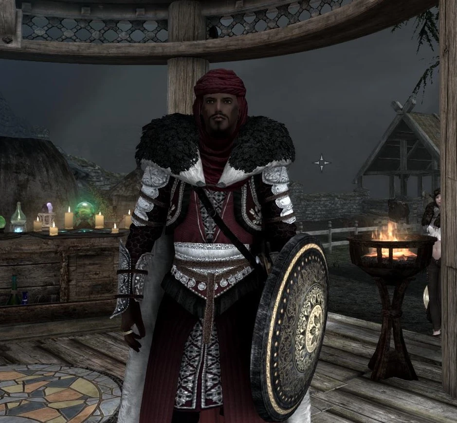 Redguard warrior at Skyrim Special Edition Nexus - Mods and Community