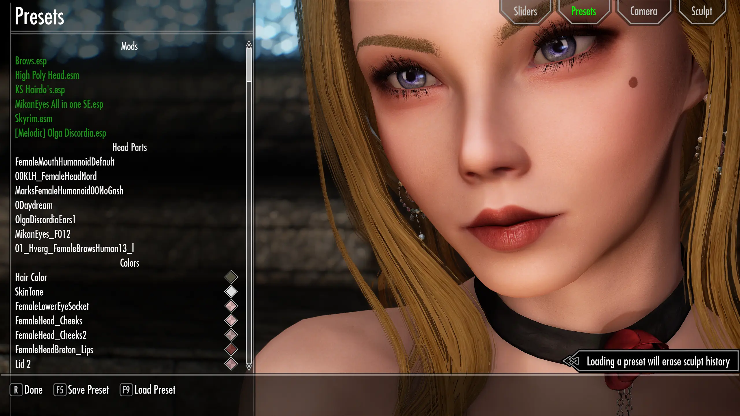 12 female brows skyrim mod 12 female brows skyrim mod