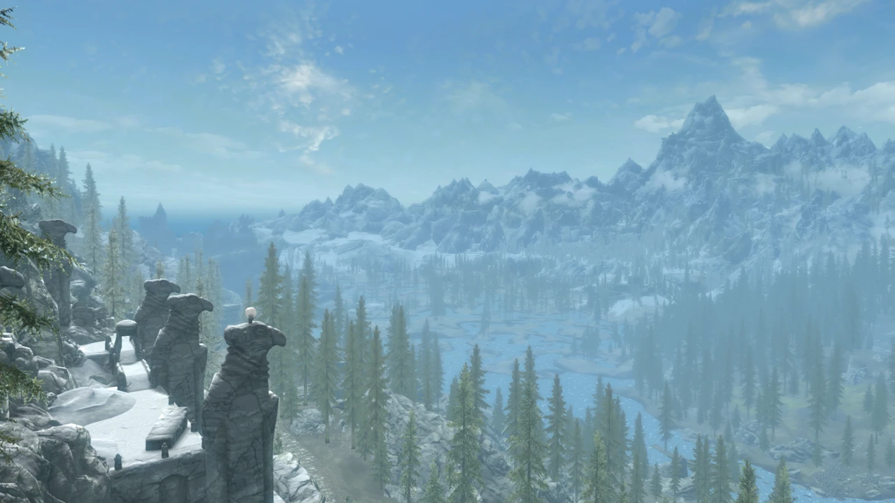 View From Mount Kilkreath at Skyrim Special Edition Nexus - Mods and ...