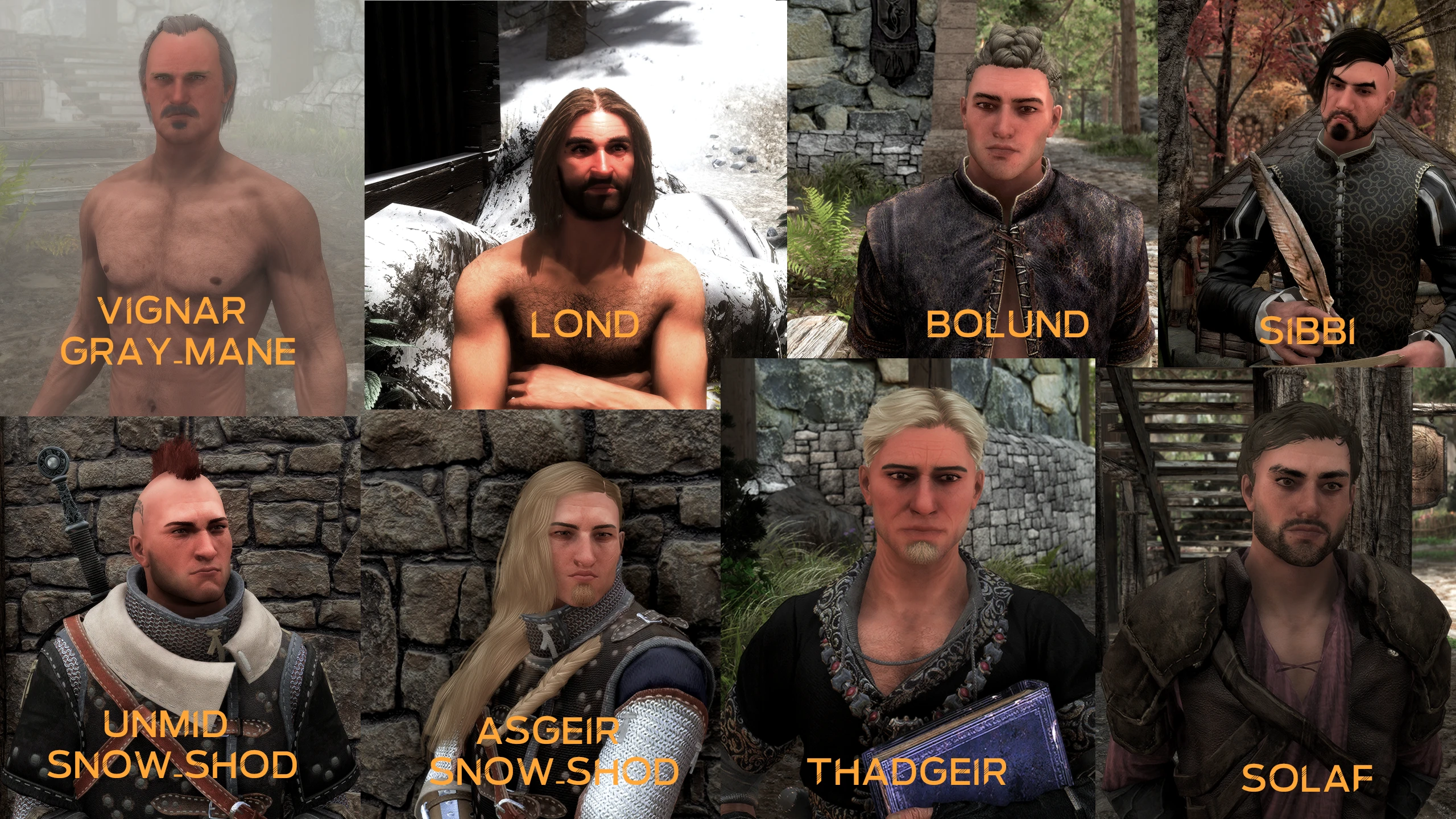 Men of Skyrim at Skyrim Special Edition Nexus - Mods and Community