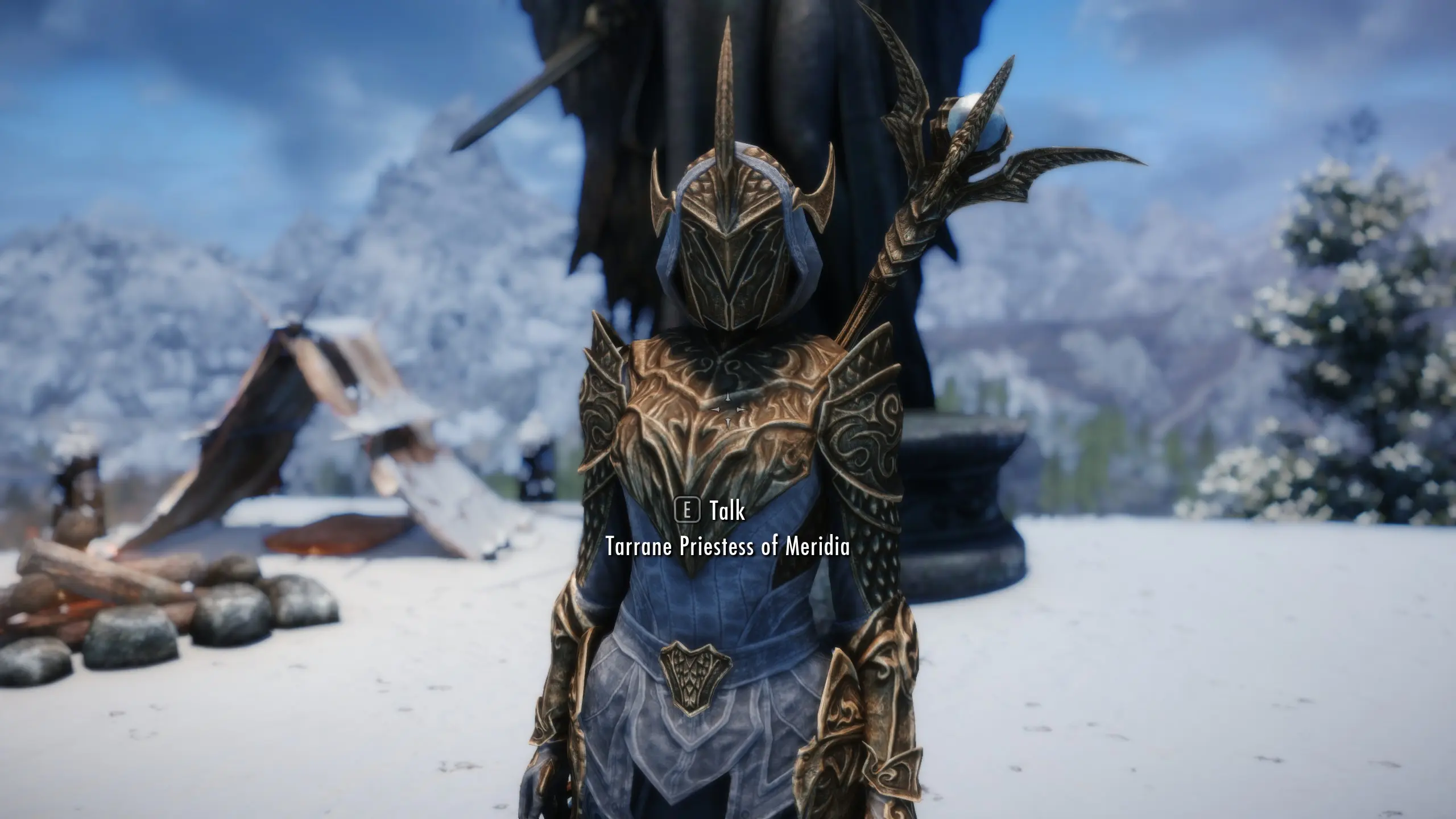 Priestess of Meridia with helm at Skyrim Special Edition Nexus - Mods ...