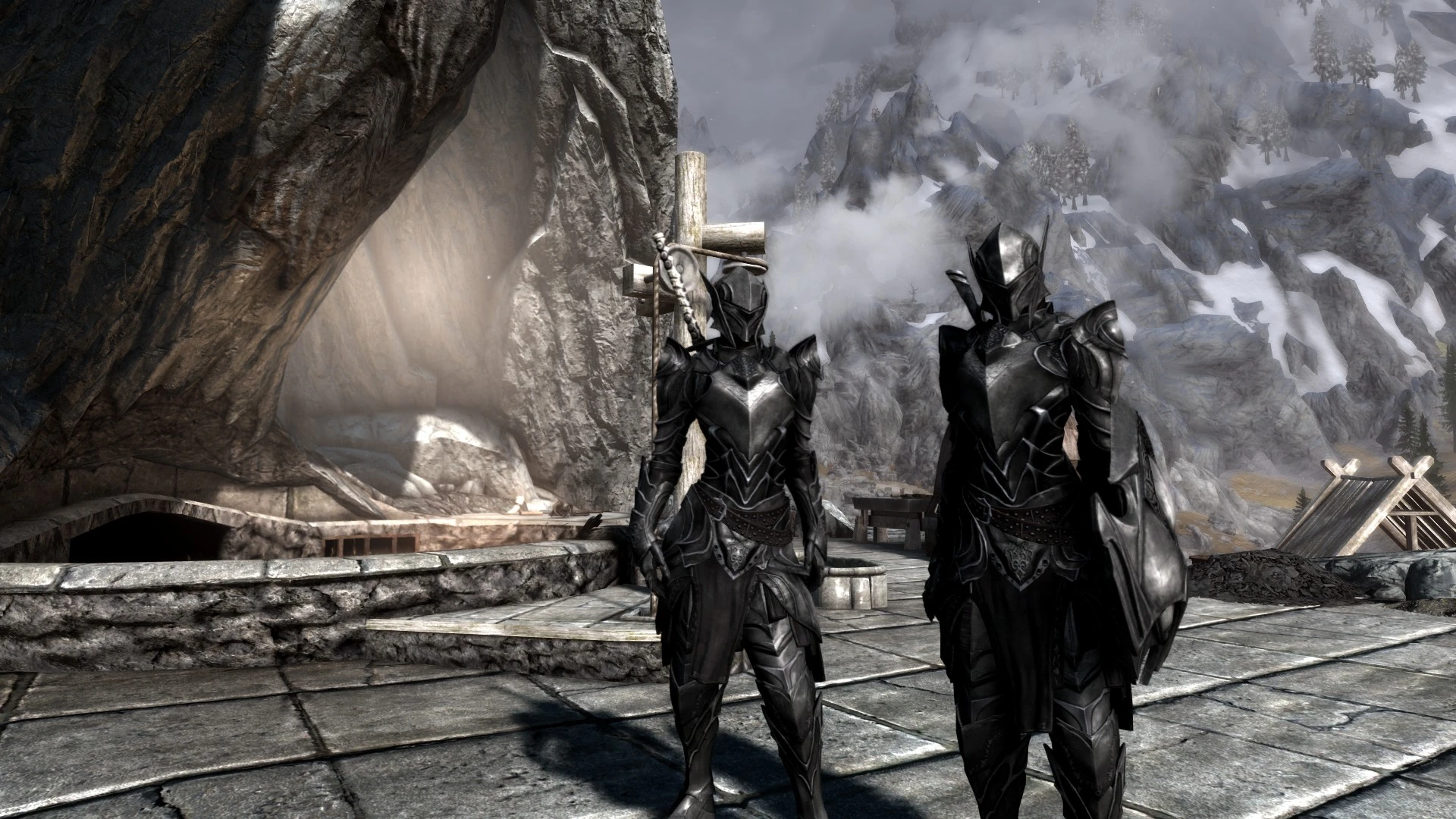 steel ebony armor at skyrim special edition nexus mods and community.