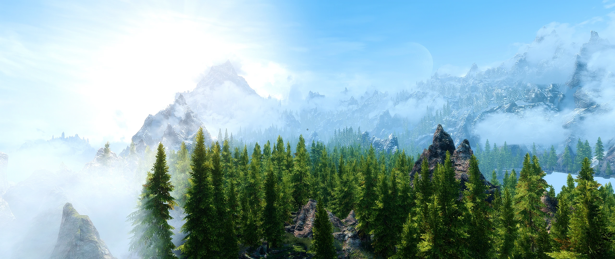 blue sky at Skyrim Special Edition Nexus - Mods and Community