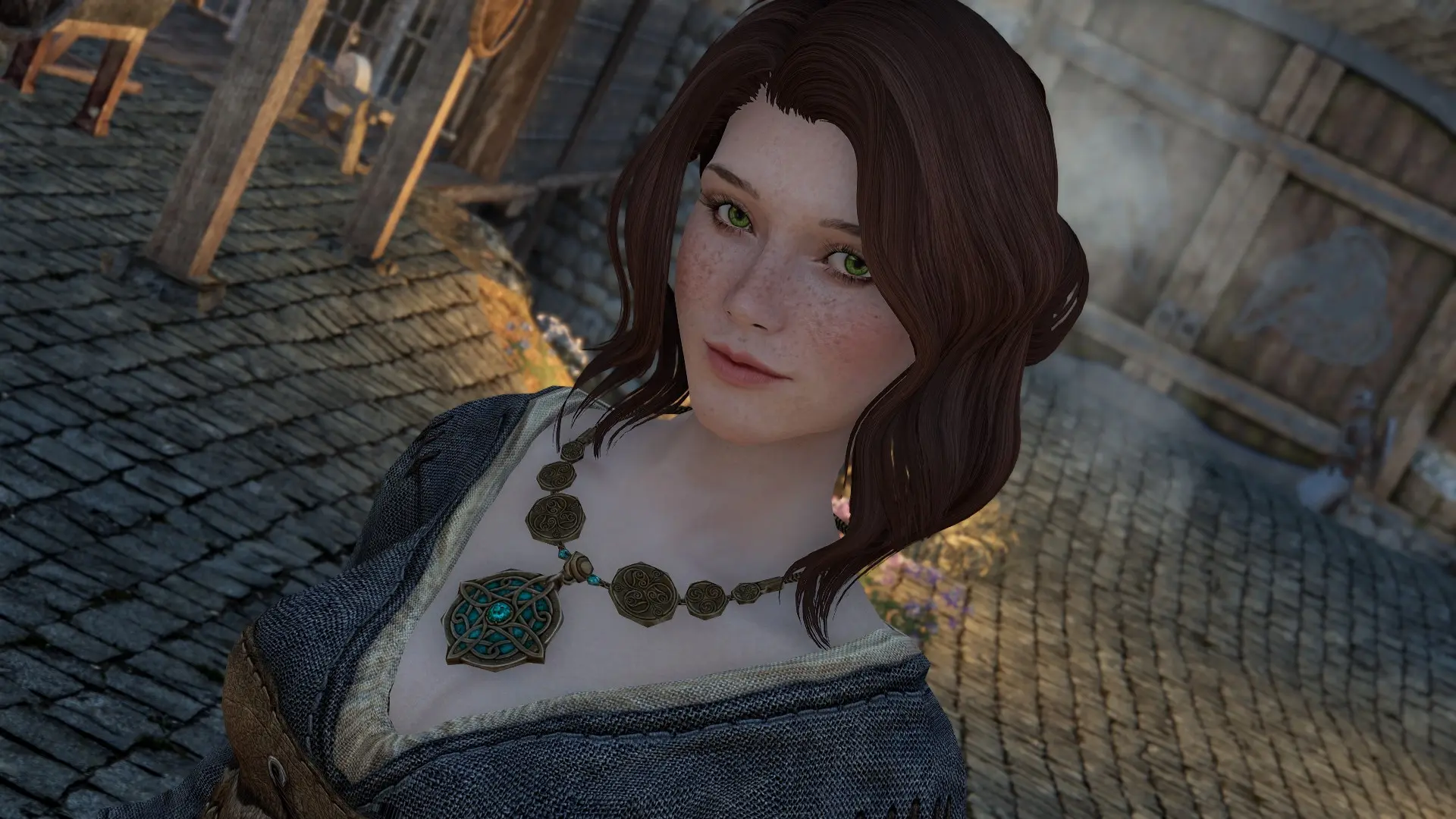 Ysolda with Amulet at Skyrim Special Edition Nexus - Mods and Community