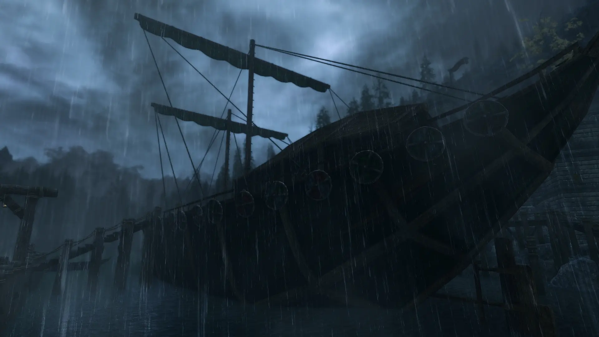 Ship in Solitude Harbor at Skyrim Special Edition Nexus - Mods and ...