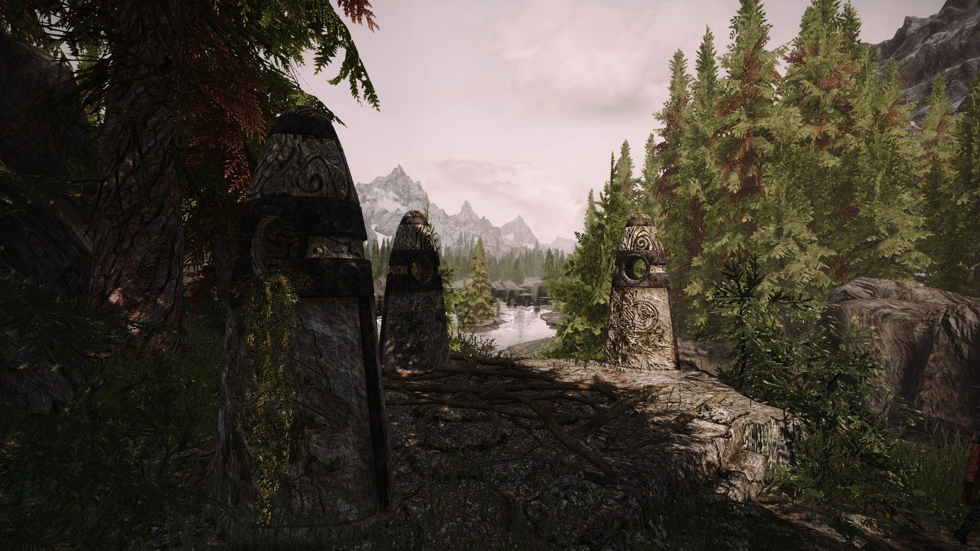 near riverwood in the evening at Skyrim Special Edition Nexus - Mods ...