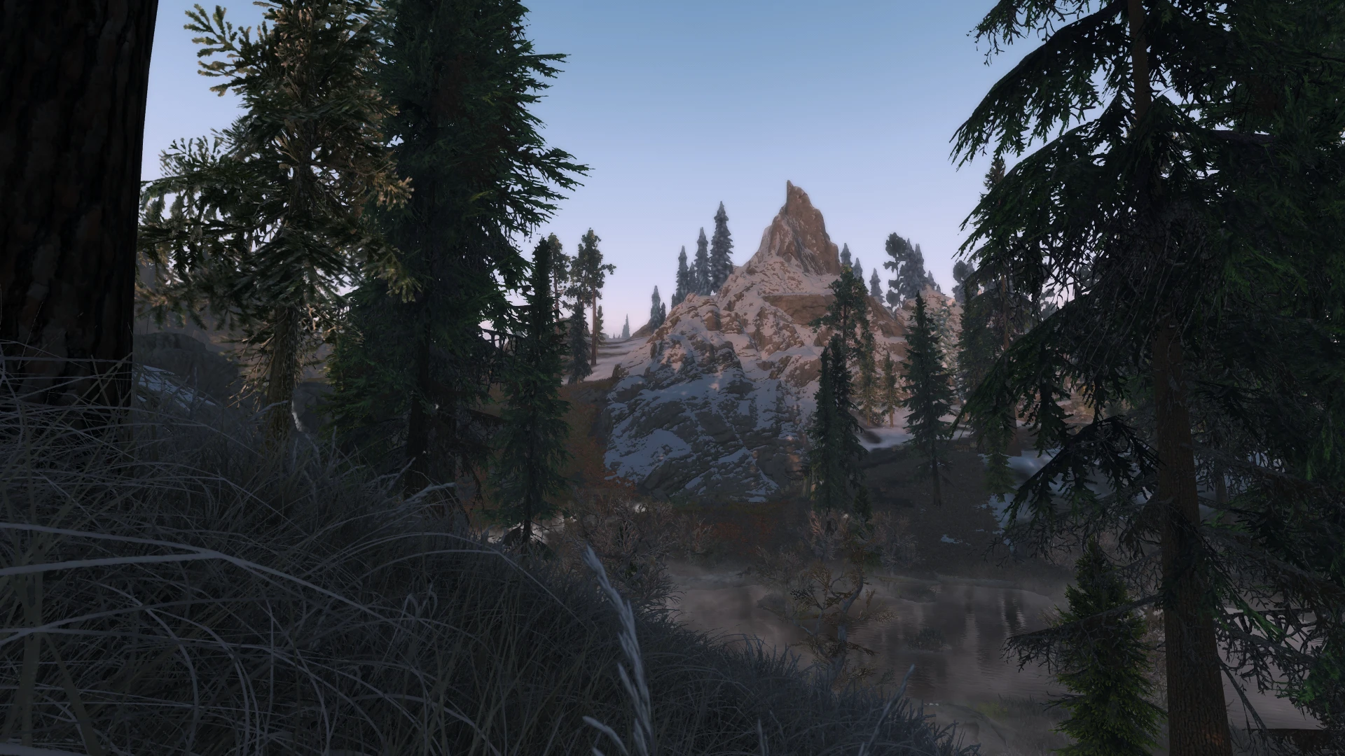 sunrise in the marsh at Skyrim Special Edition Nexus - Mods and Community