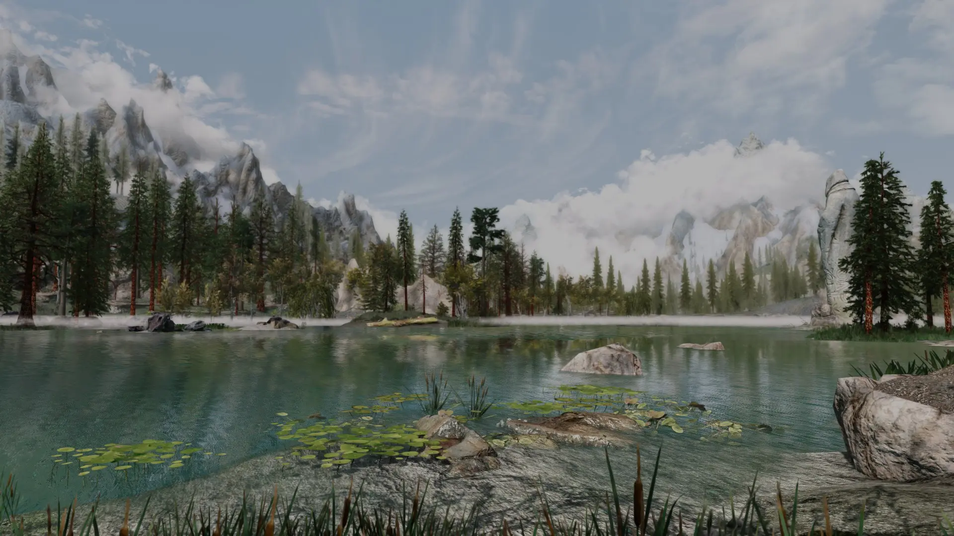 Lake Linalta Scandinavian Seasons Enb at Skyrim Special Edition Nexus ...