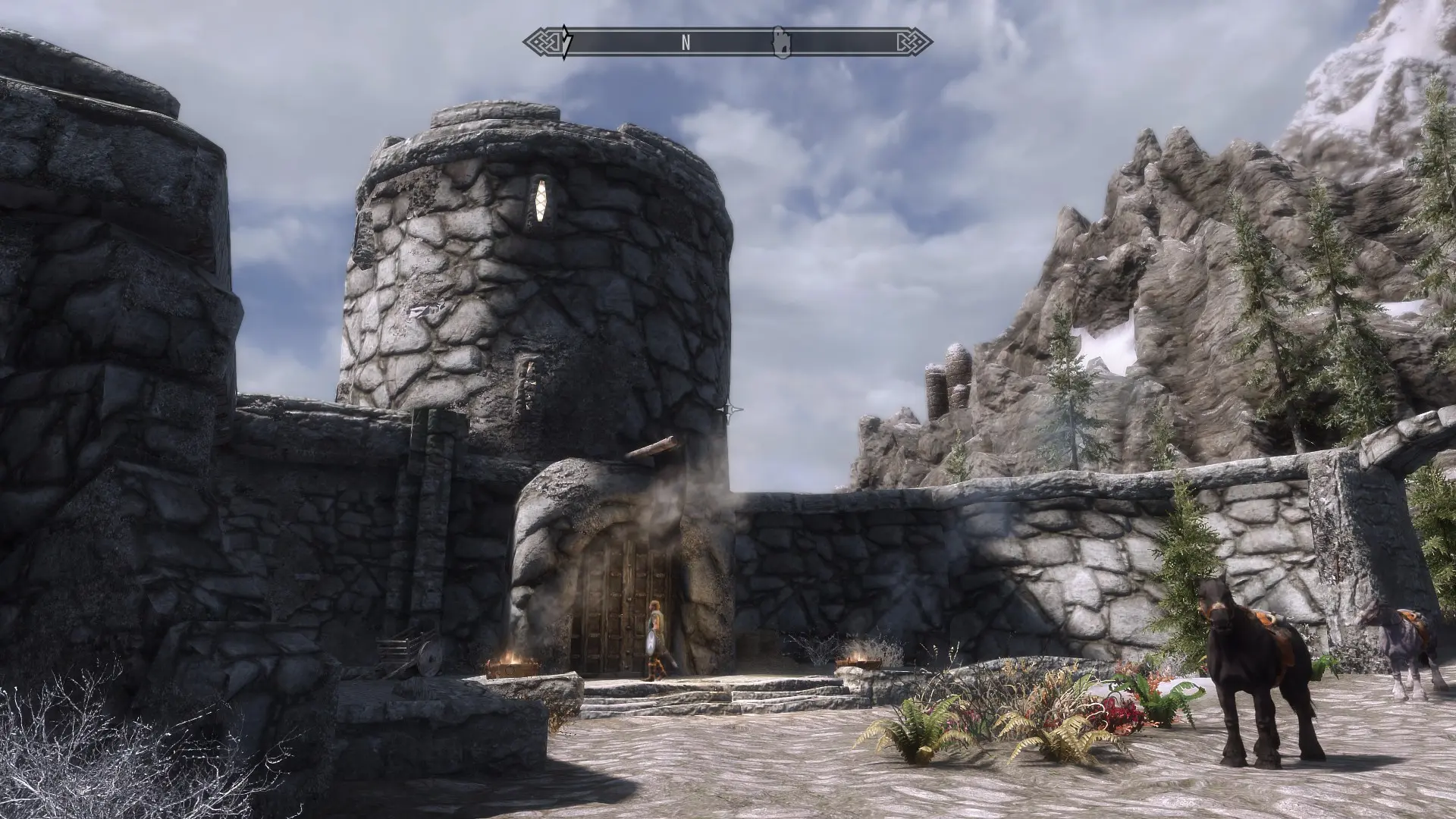 Helgen - Example Imperial Fort texure outdoor at Skyrim Special Edition ...