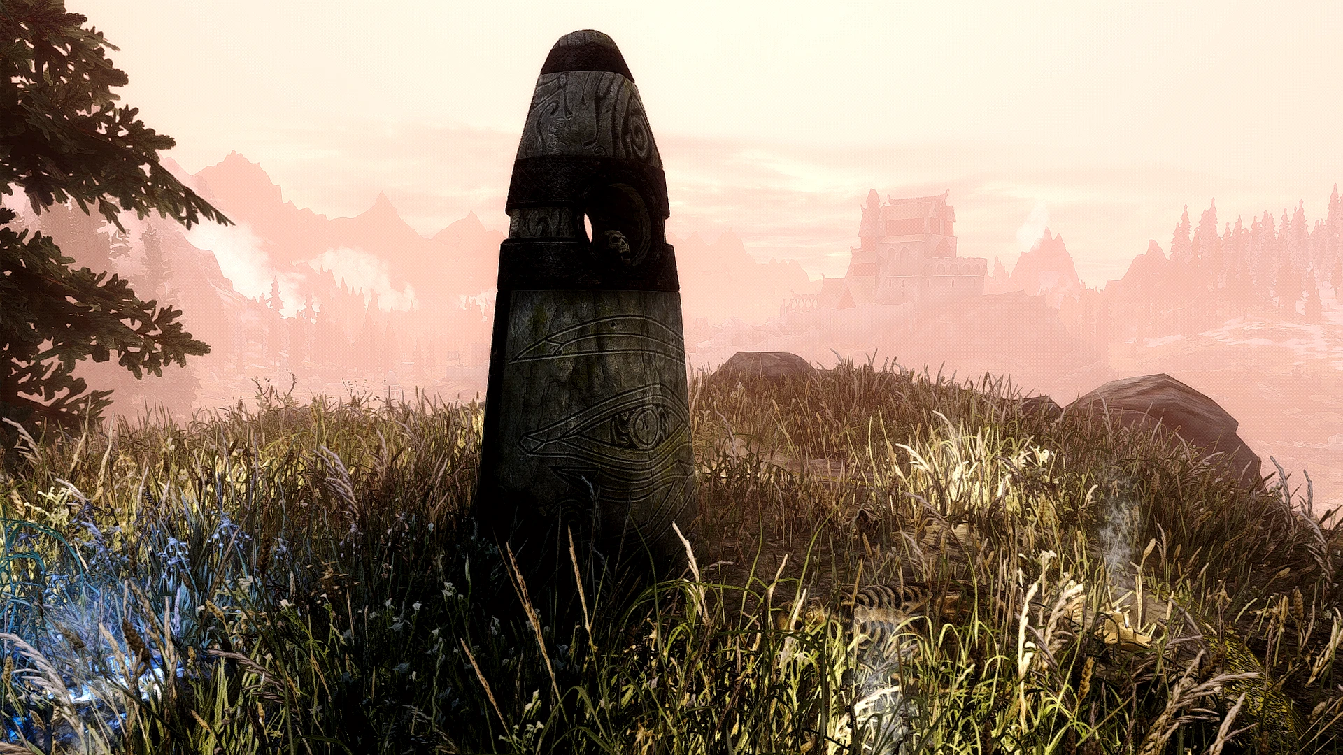 Ritual Stone At Sunset At Skyrim Special Edition Nexus Mods And Community   39166920 1550462663 