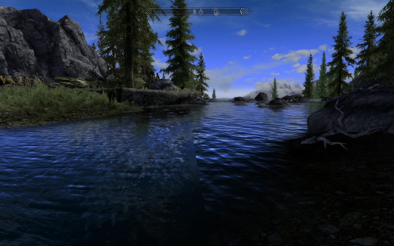 skyrim special edition water seams