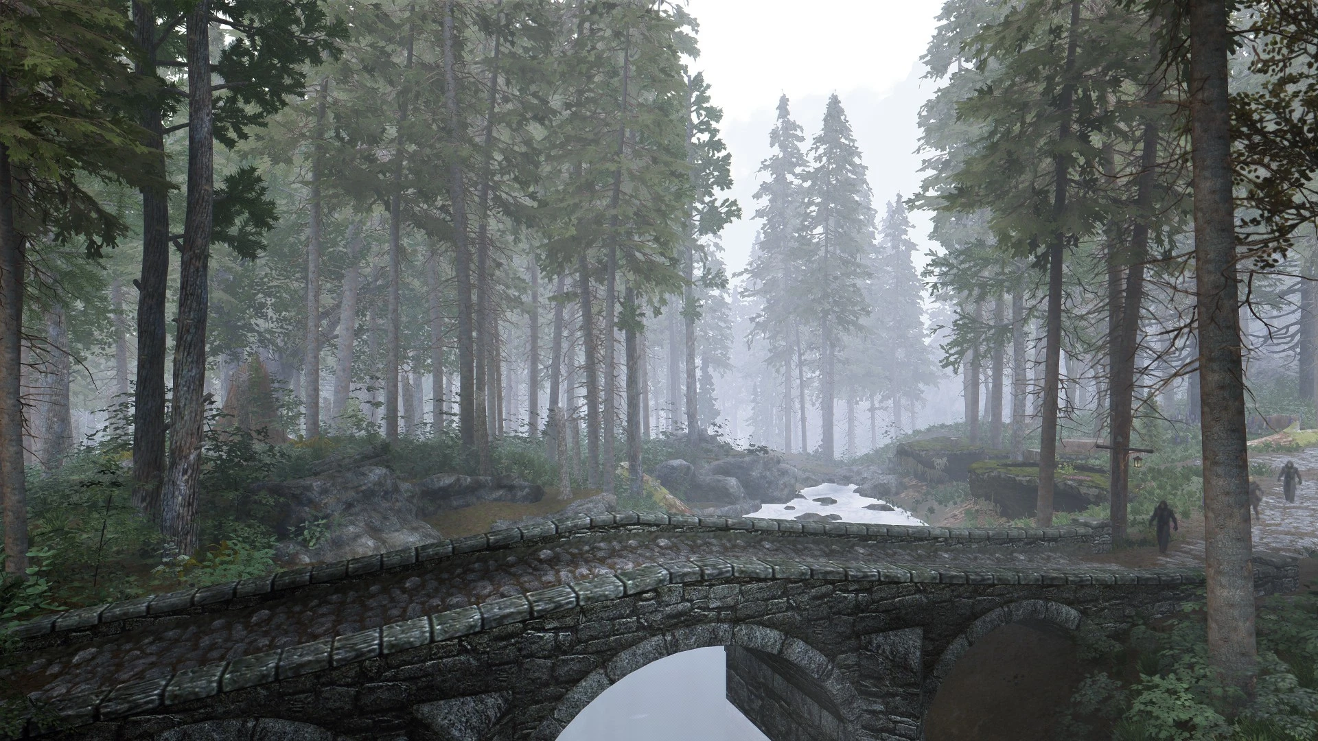 Bridge in the Forest at Skyrim Special Edition Nexus - Mods and Community