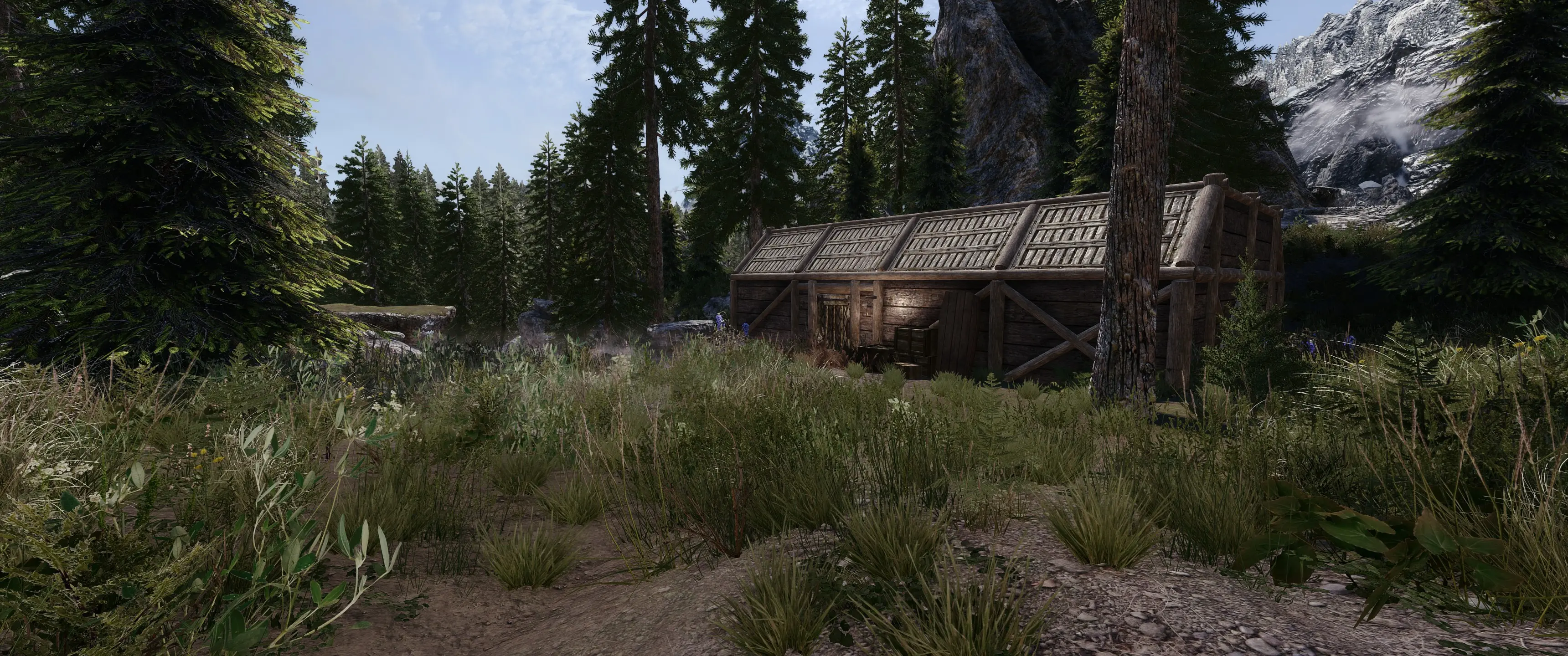 Cabin In The Woods At Skyrim Special Edition Nexus Mods And