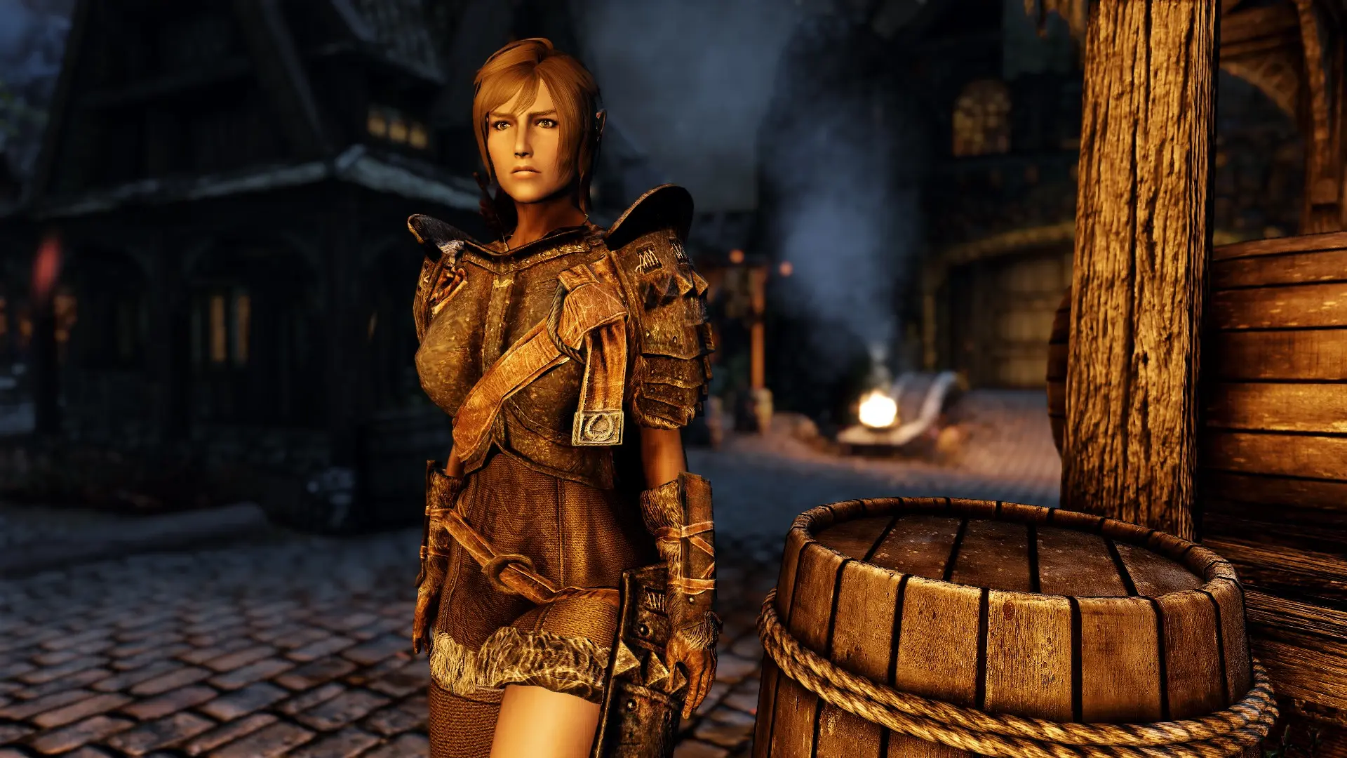 Pretty lonely girl in WhiteRun night 2 at Skyrim Special Edition Nexus -  Mods and Community