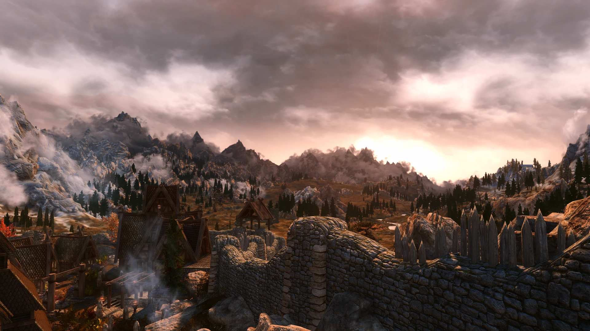 Whiterun Sunset at Skyrim Special Edition Nexus - Mods and Community