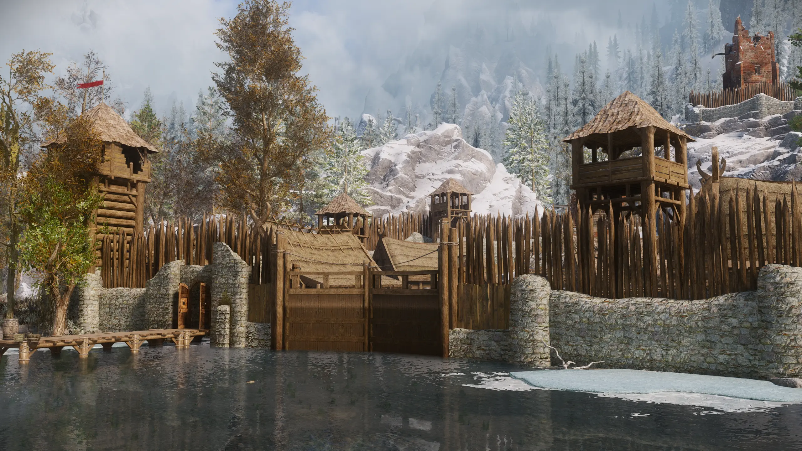 Fortified Morthal at Skyrim Special Edition Nexus - Mods and Community