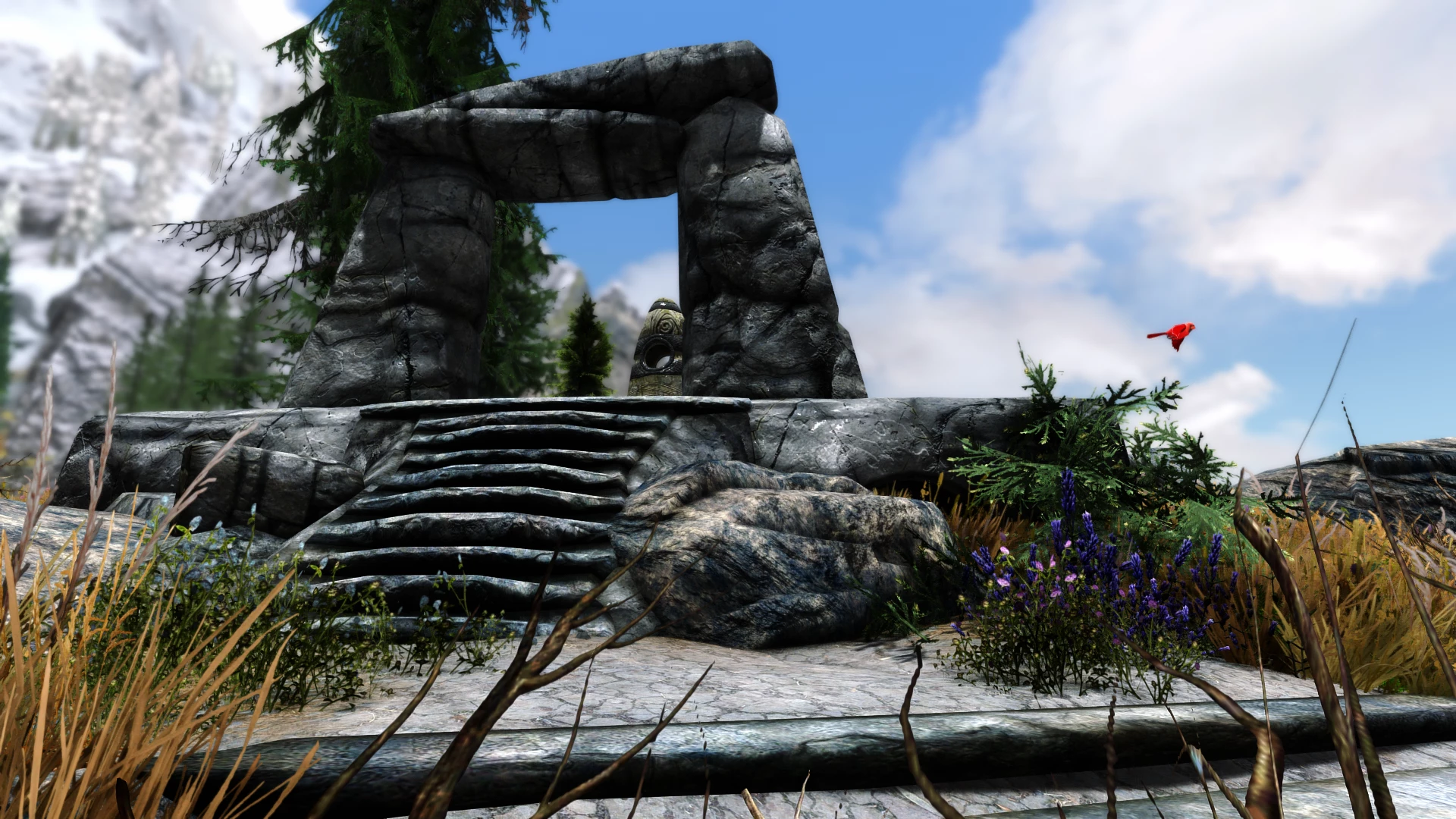 Approaching the Ritual Stone Approaching the Ritual Stone
