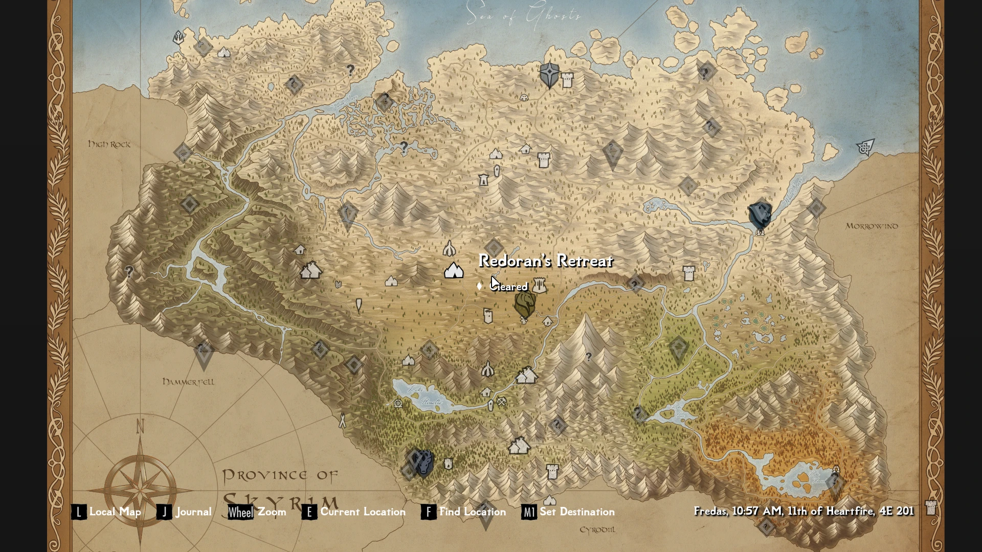 elder scrolls online skyrim map