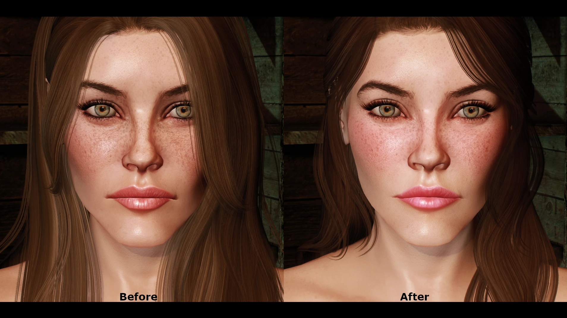 Evangeline Lilly reworked for BnP skin at Skyrim Special Edition Nexus ...