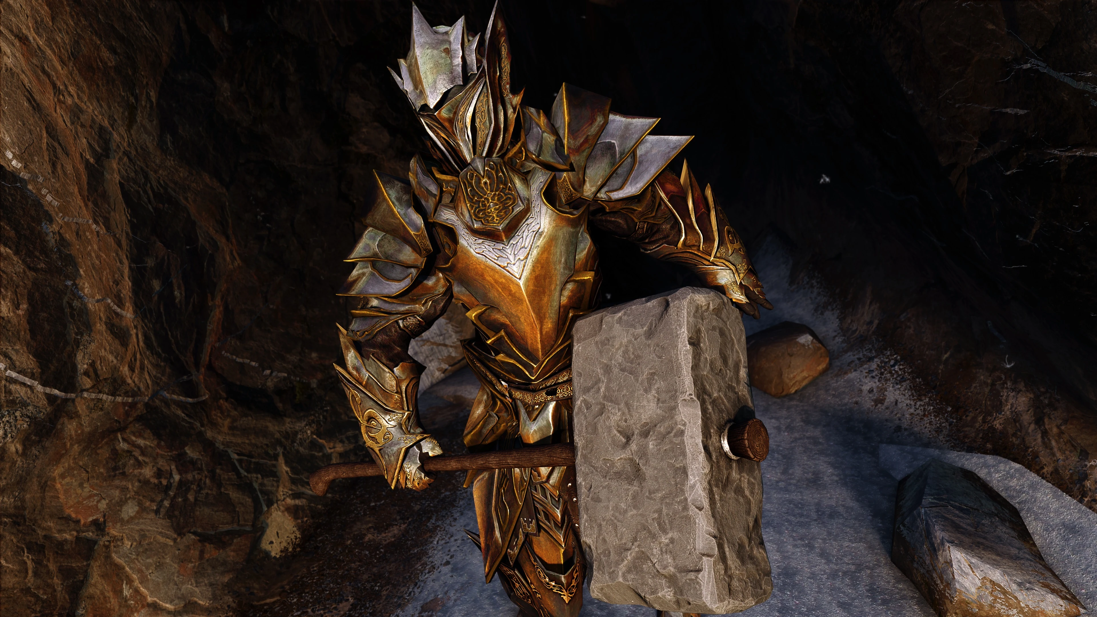 Ebony Armor Reshape At Skyrim Special Edition Nexus Mods And Community