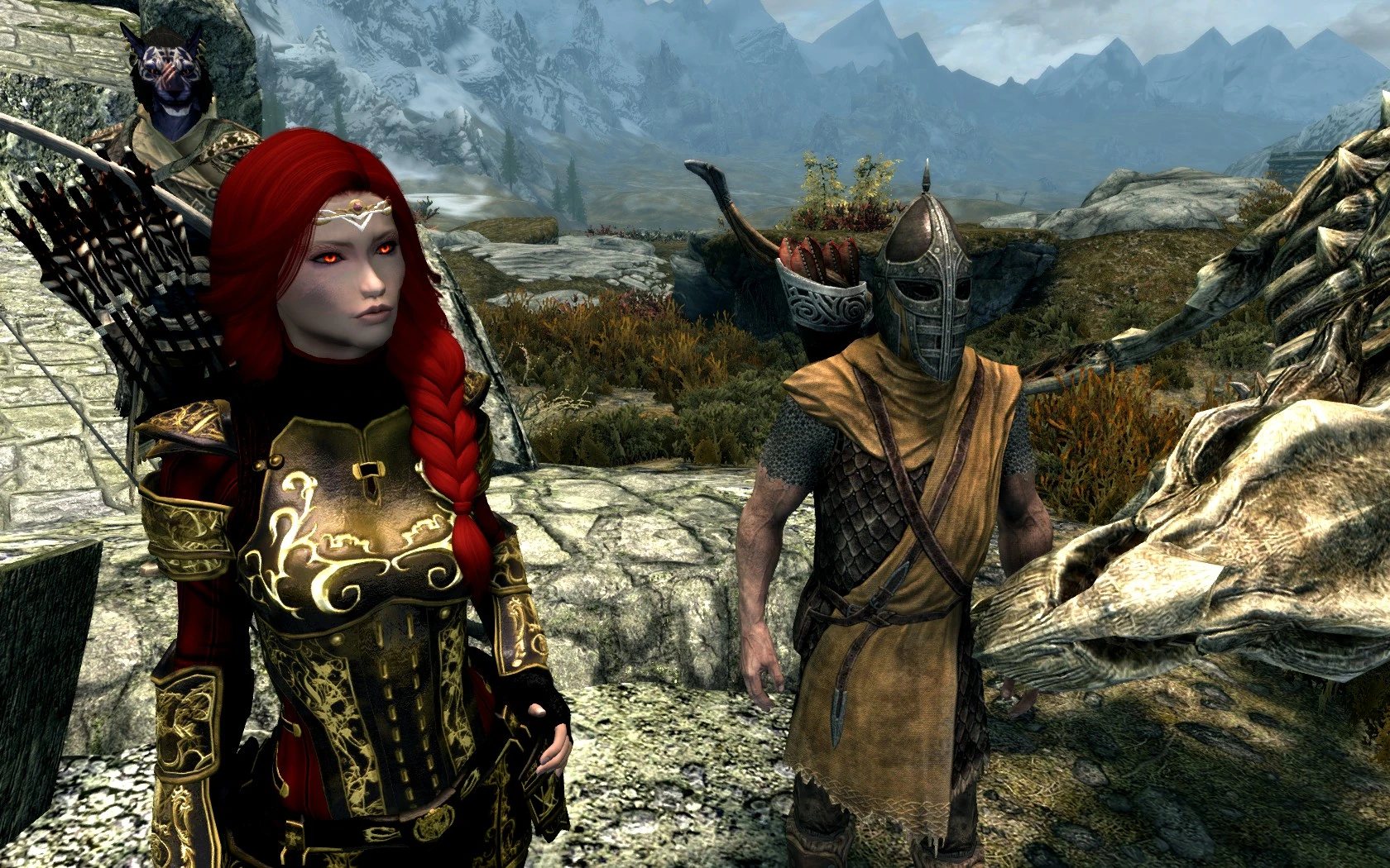 Killed her first dragon at Skyrim Special Edition Nexus - Mods and ...