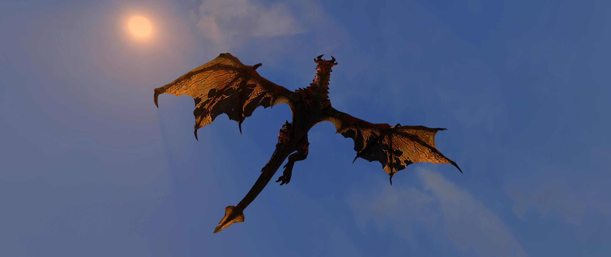 Dragon Wallpaper 2560x1080 At Skyrim Special Edition Nexus Mods And Community