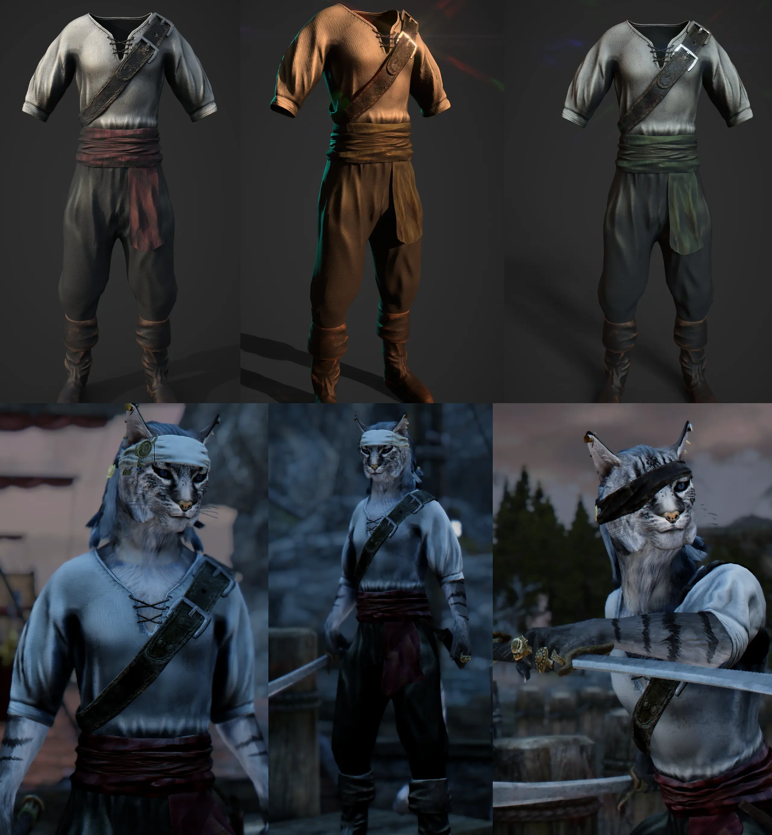 WIP Pirate Outfit from ESO at Skyrim Special Edition Nexus - Mods and  Community