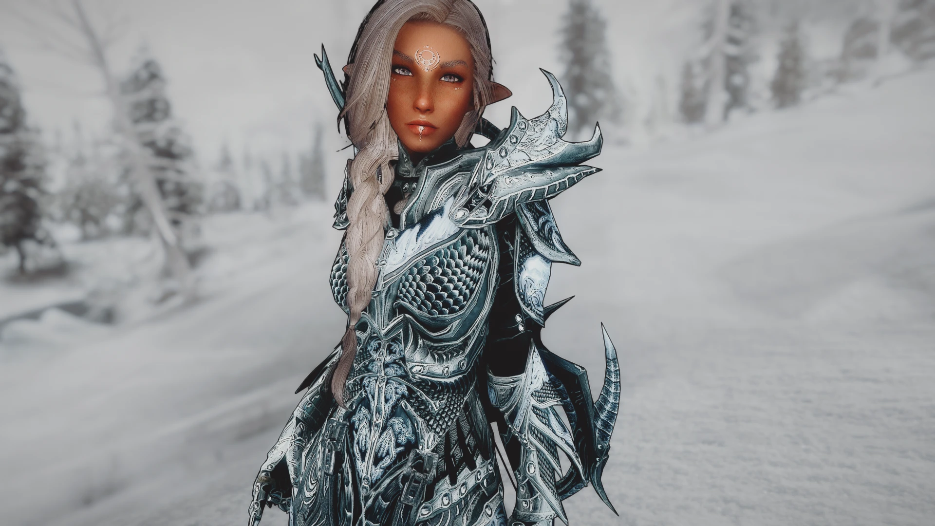 Blue frost armor at Skyrim Special Edition Nexus - Mods and Community