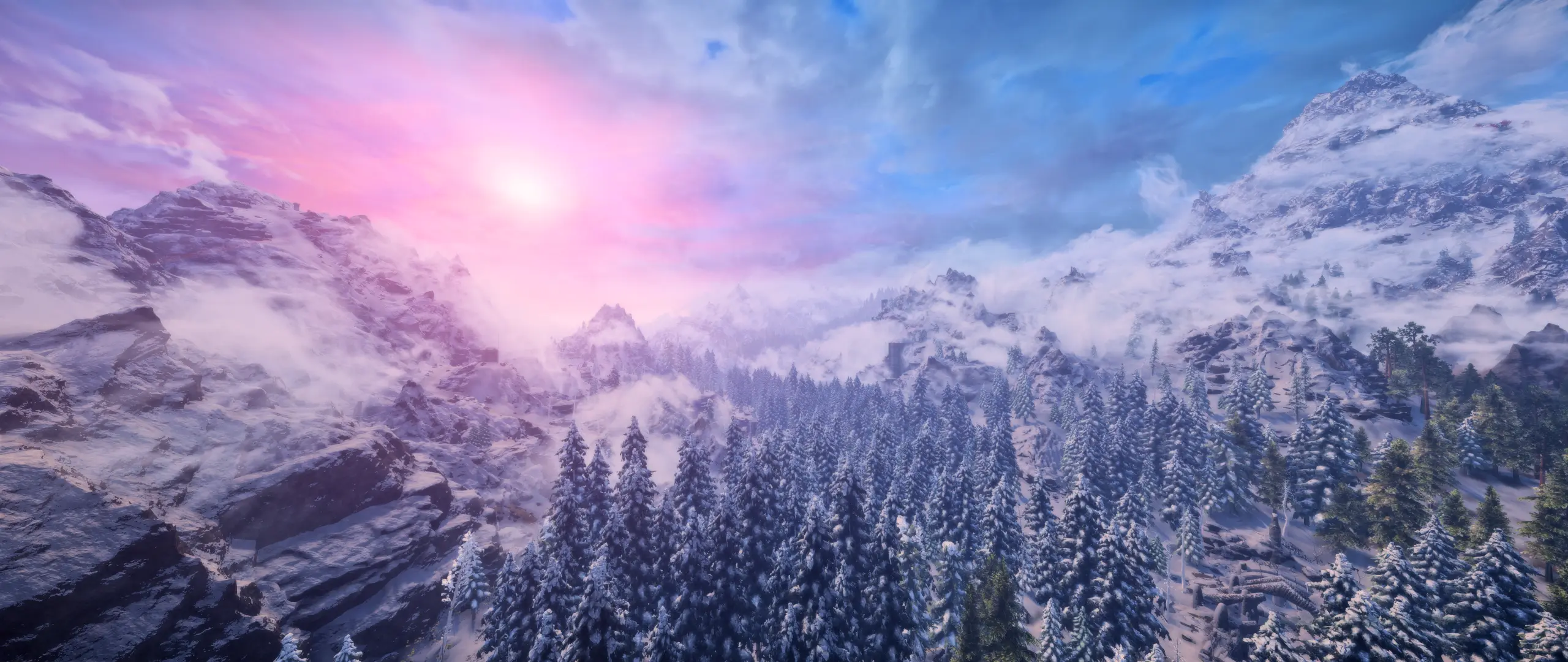 Snowy Landscape At Skyrim Special Edition Nexus Mods And Community