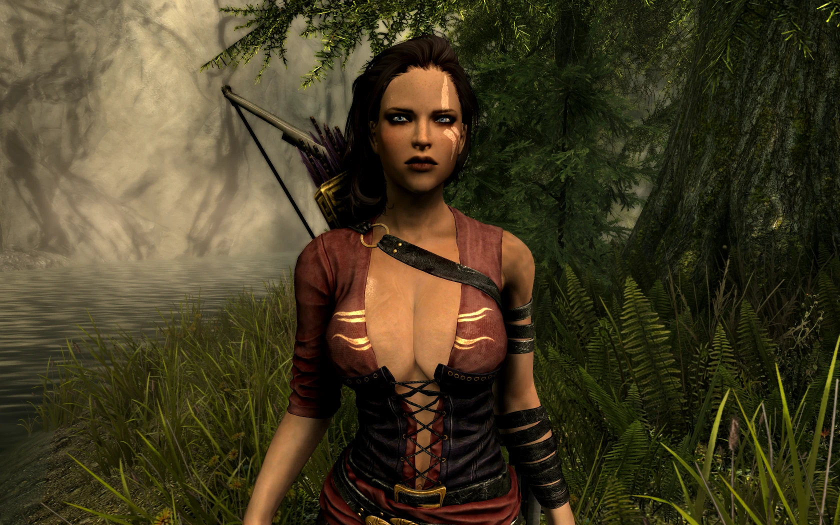Fantasy elf female archer iPad Case & Skin by 