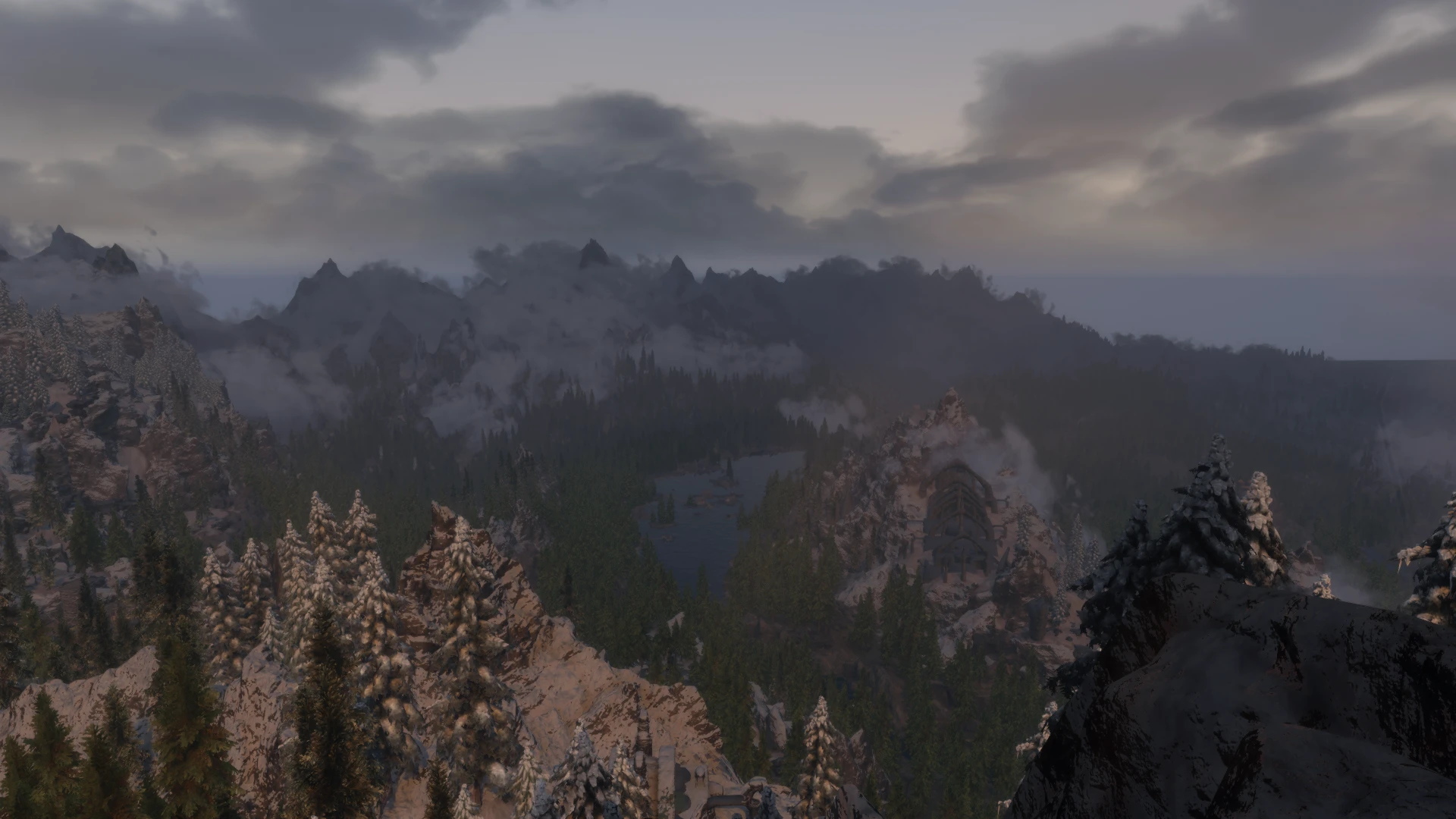 Bleak Falls Barrow from above at Skyrim Special Edition Nexus - Mods ...