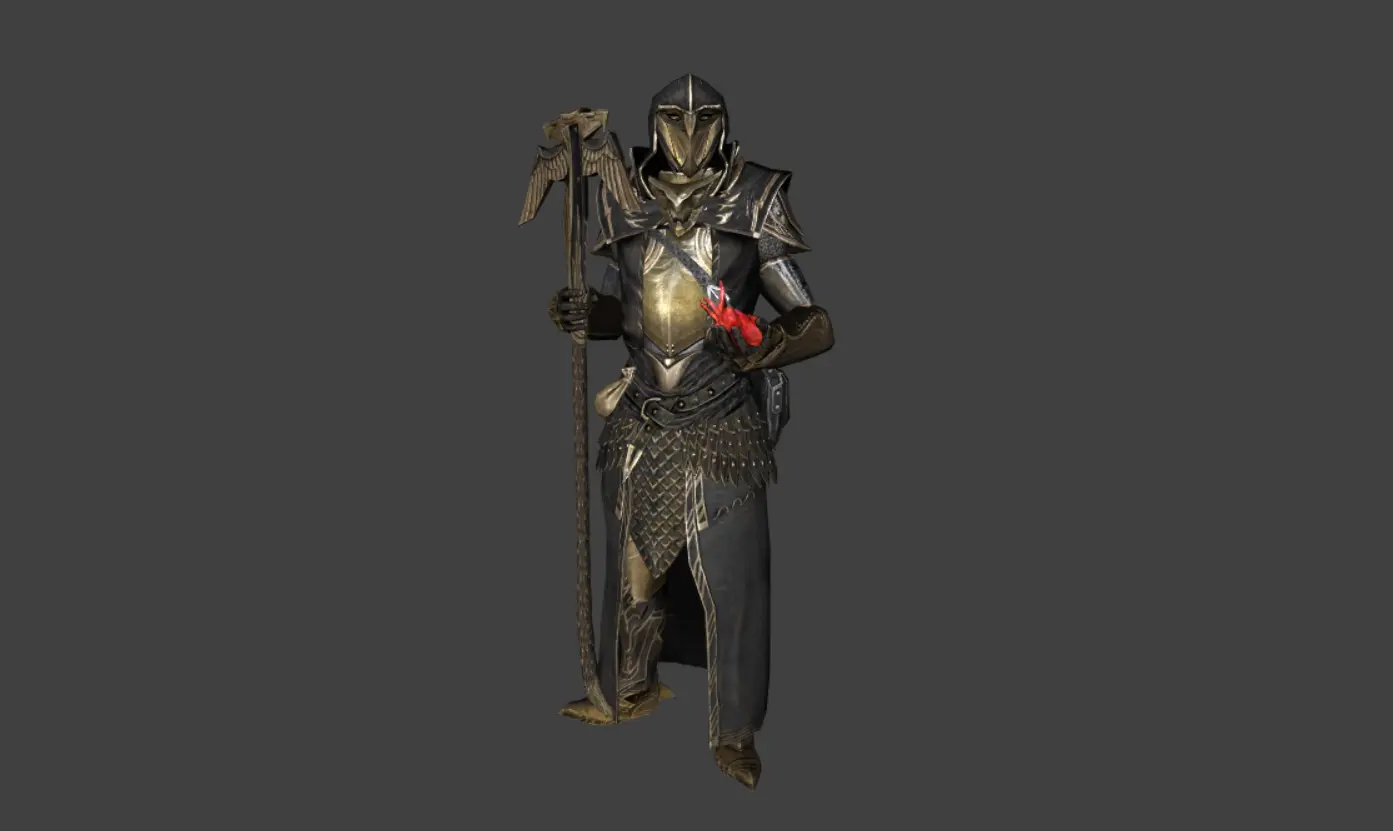 Thalmor Arbitrator Armor and Staff at Skyrim Special Edition Nexus ...