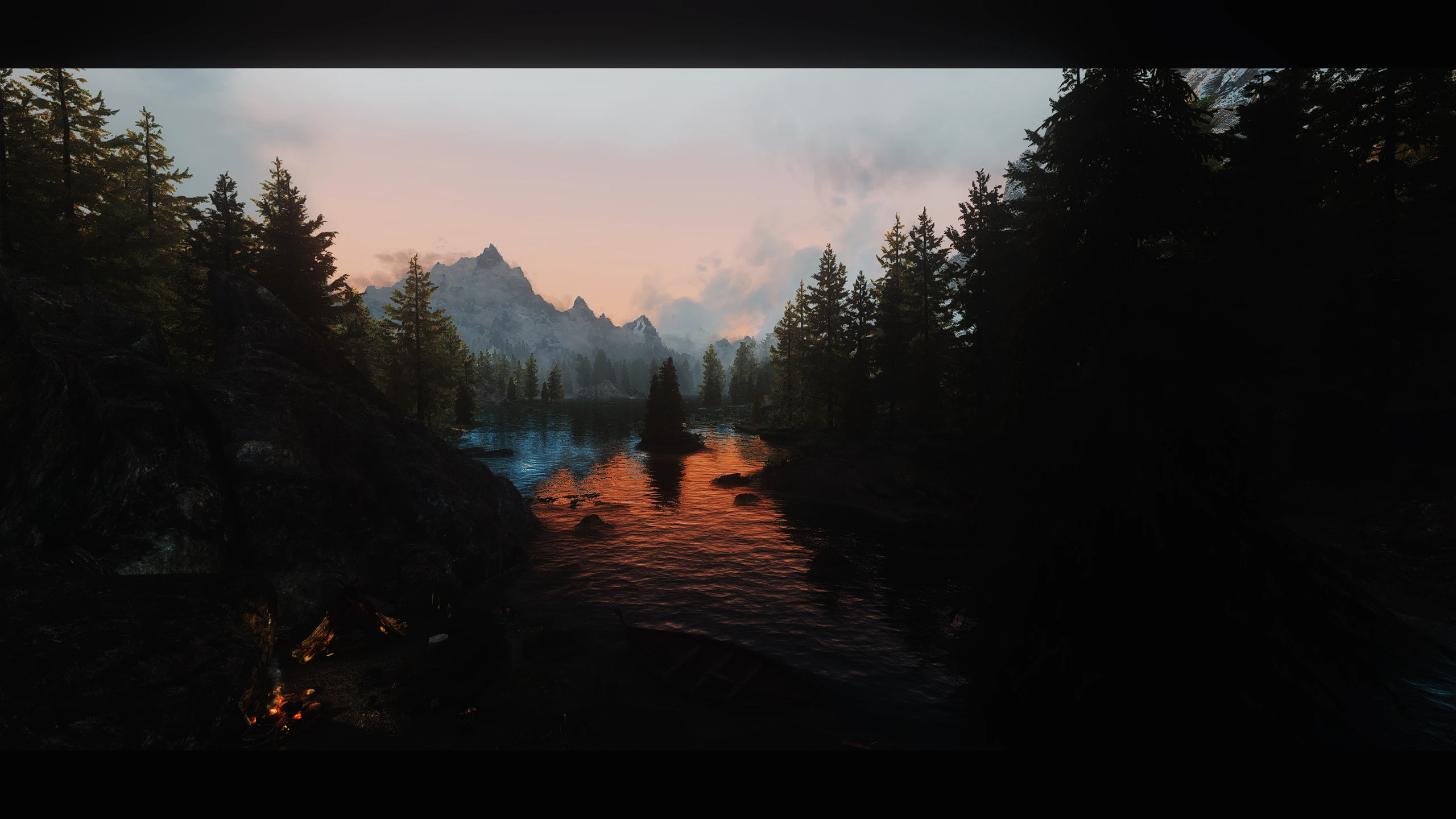 At lake Ilinalta XXIV at Skyrim Special Edition Nexus - Mods and Community