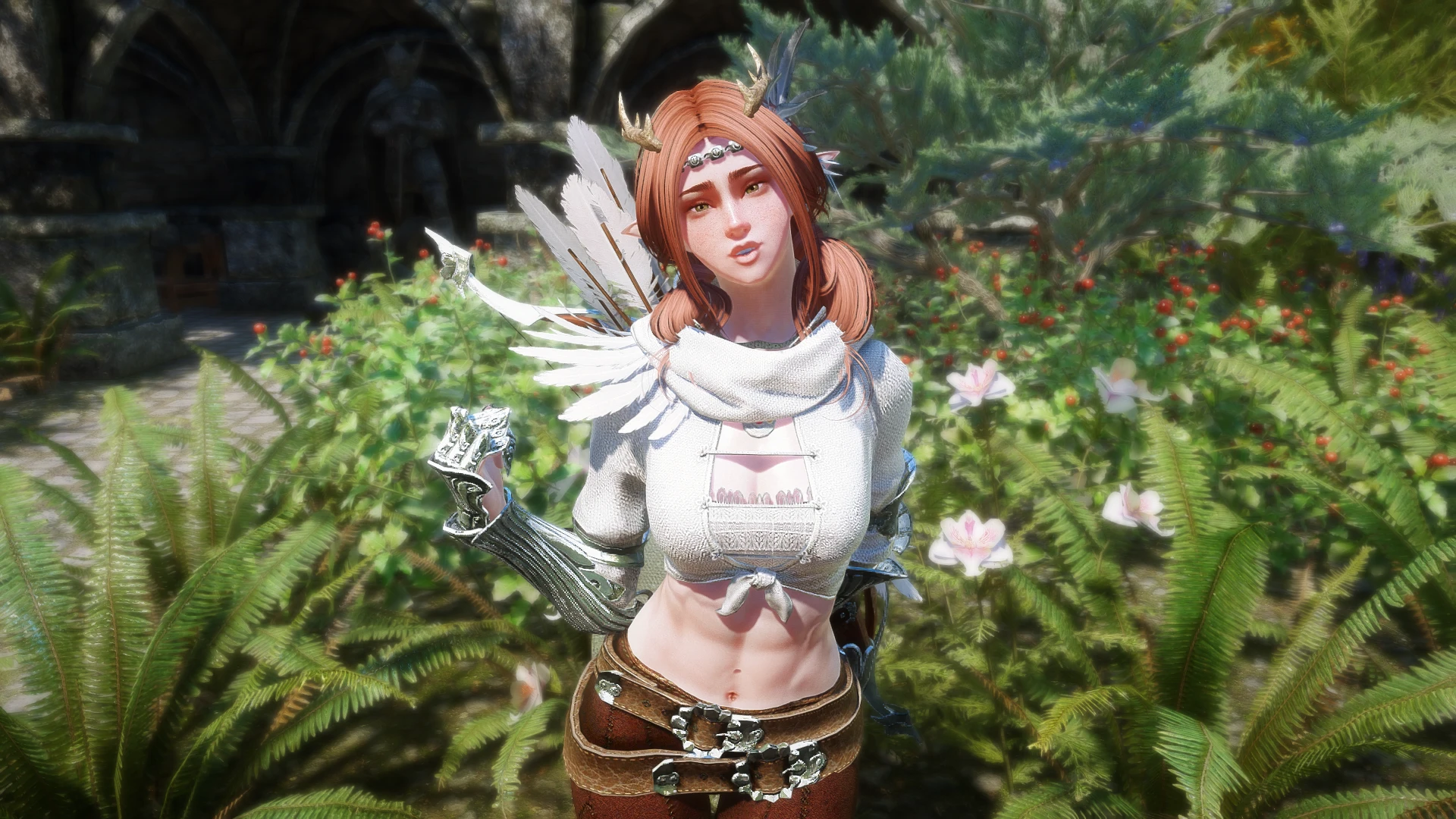 Auri being cute at Skyrim Special Edition Nexus - Mods and Community