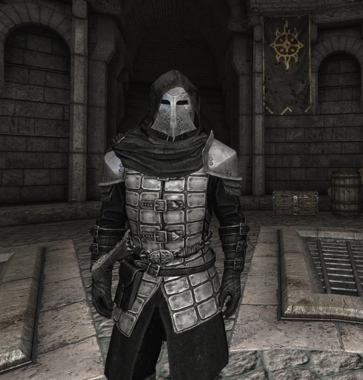 WIP hooded dawnguard helmet at Skyrim Special Edition Nexus - Mods and ...