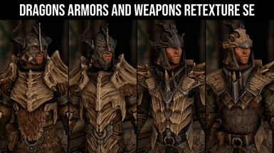 Dragon Armors and Weapons Retexture SE - Update
