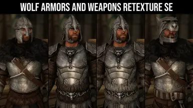 Wolf Armors and Weapons Retexture SE Update