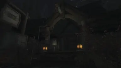 Vilemyr Inn During A Late Night Thunderstorm At Skyrim Special Edition 