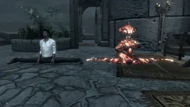 Training With My Pal Flame Atronach At Skyrim Special Edition Nexus   139369873 1678485979 