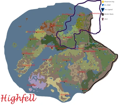 Highfell Mod Progress Map Day 37