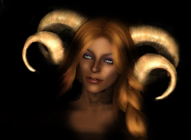 Faun with Curly Horns