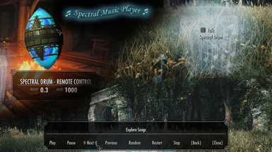 Spectral Music Player