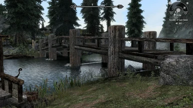 New ultra realistic build - NAT - no ENB - Riverwood Wood Bridge - My Textures