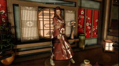Nord in Japanese dress